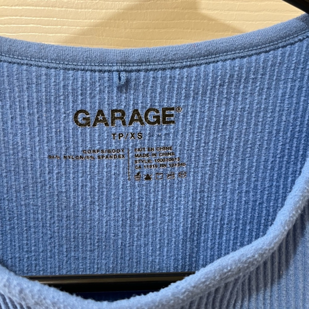 Garage Ripped Cropped Tank - Picture 2 of 3